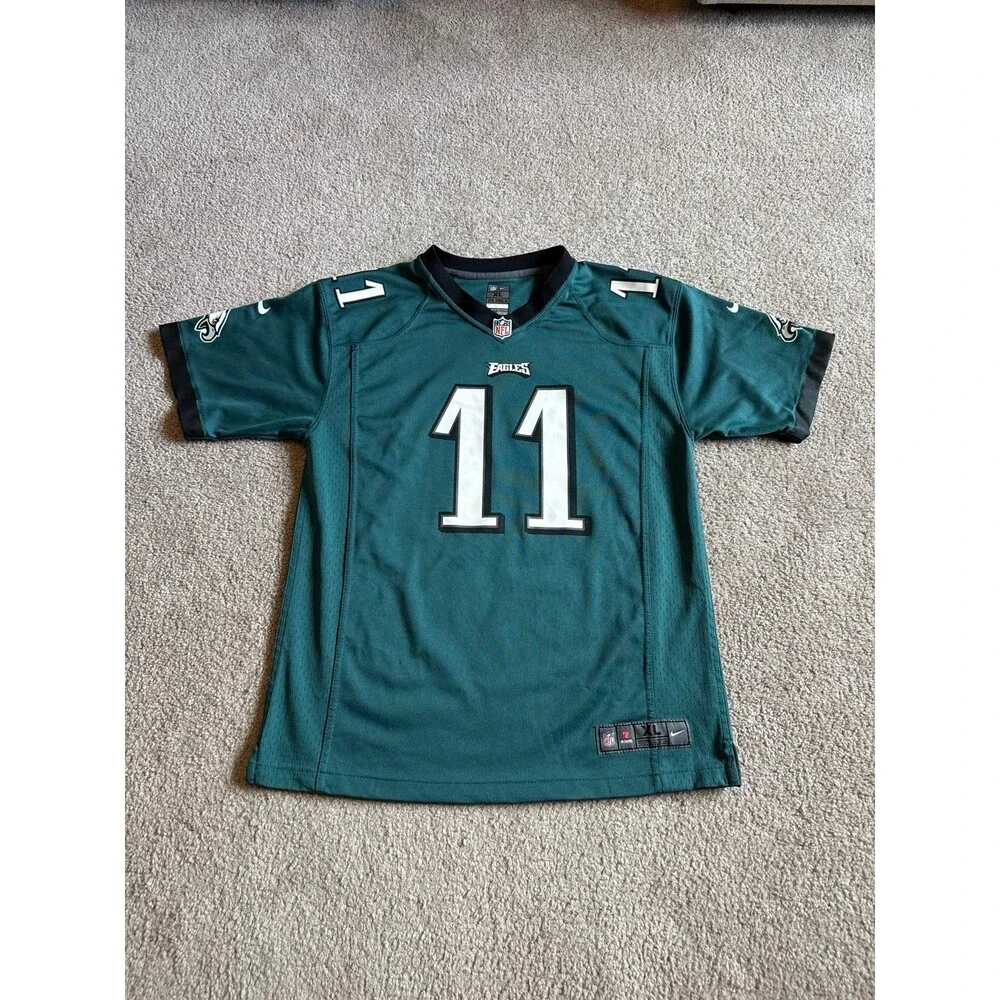 Carson Wentz Philadelphia Eagles Youth Nike NFL Jersey Size XL
